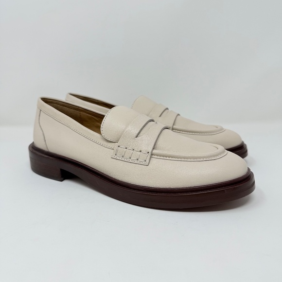 New Madewell The Vernon Loafer In Ecru Sz 8.5 - Picture 3 of 13